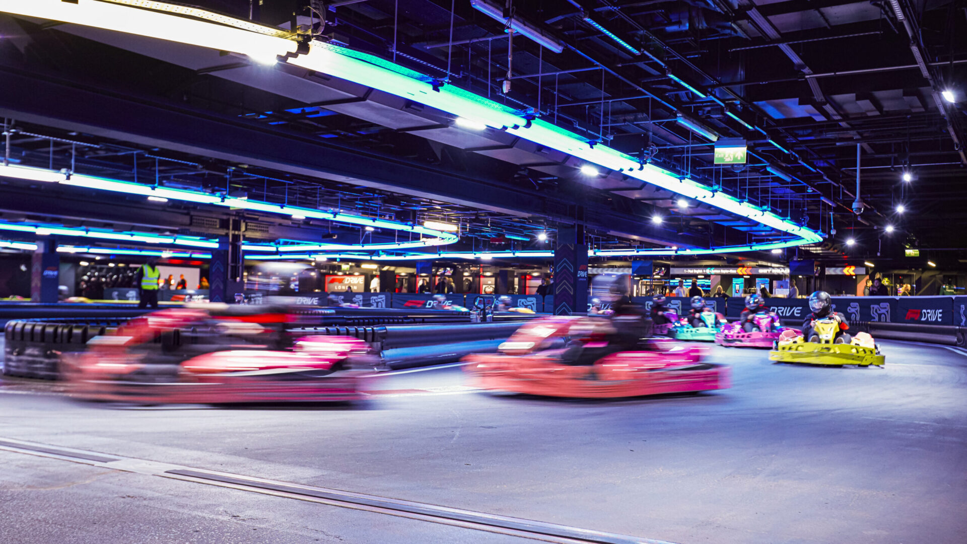 F1 DRIVE immersive brand destination beneath Tottenham Hotspur Stadium.