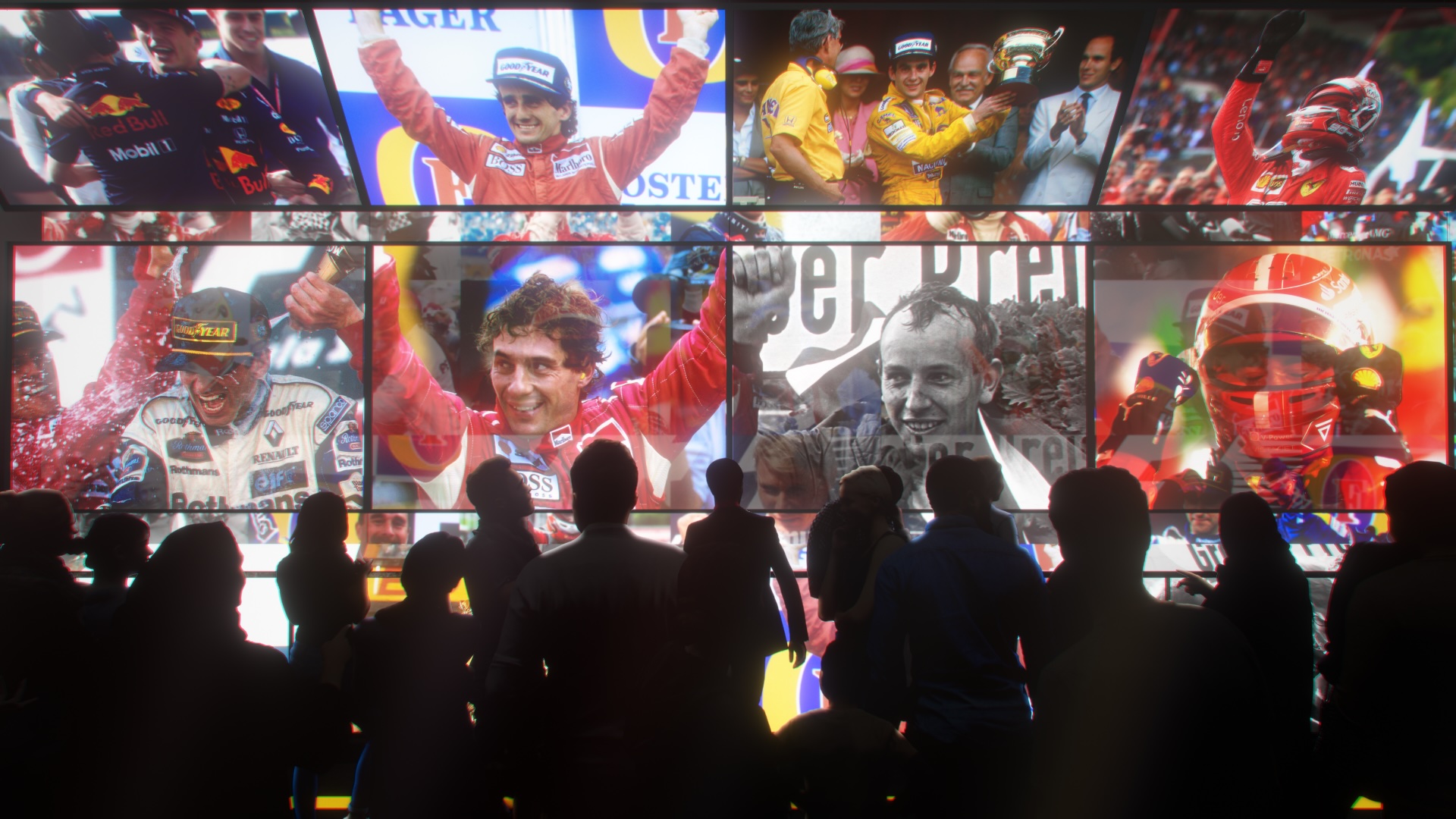 The Pit Wall at F1 The Exhibition, an immersive brand destination for F1 fans.