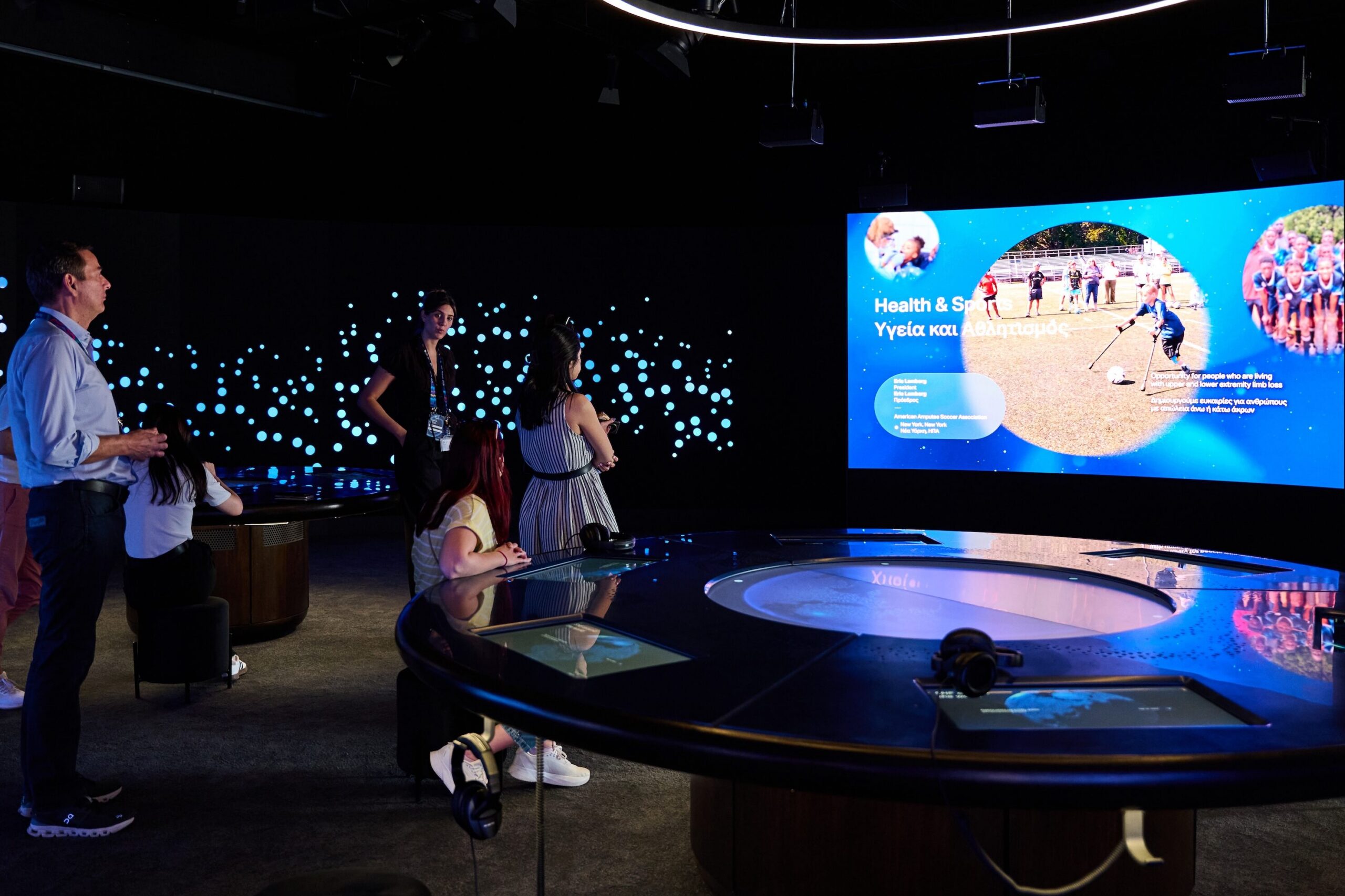 Stavros Niarchos Foundation SNF Voices exhibit 2
