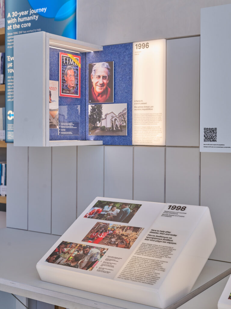 Stavros Niarchos Foundation timeline exhibit 3